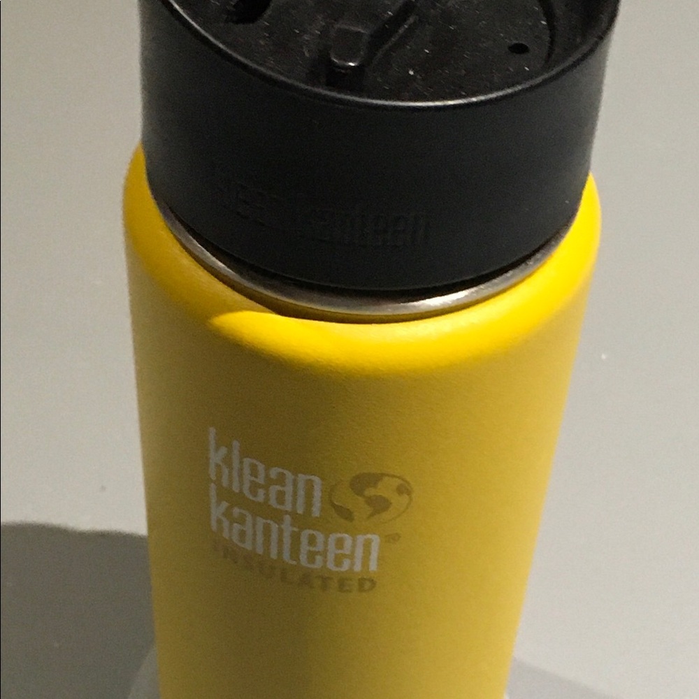 Klean Kanteen Yellow Travel Mug
